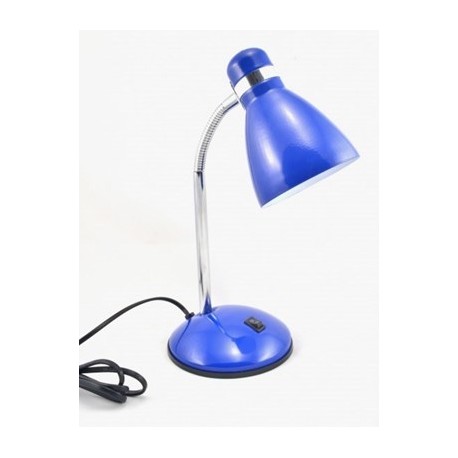 Lampka biurkowa DELTA 1xE27 60W niebieska